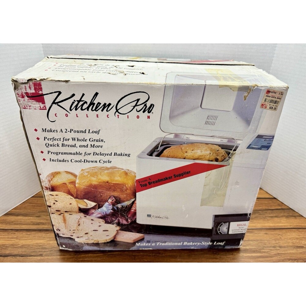 Regal Kitchen Pro Bread Maker K6761 With Paddle New In Box!